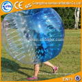 Half blue hot sale soccer bubble, inflatable bubble ball zorb ball for people